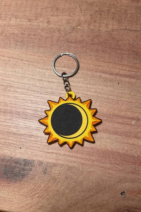Eclipse Disc Keyring