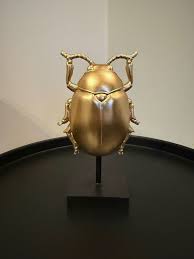 Gold Beetle Figurine