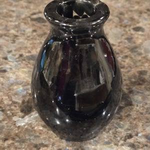 Obsidian Bud Vase